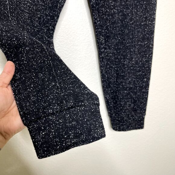 T Alexander Wang Sweatpants XS Black Speckled Wool Blend Cropped Jogger Casual - Picture 8 of 11